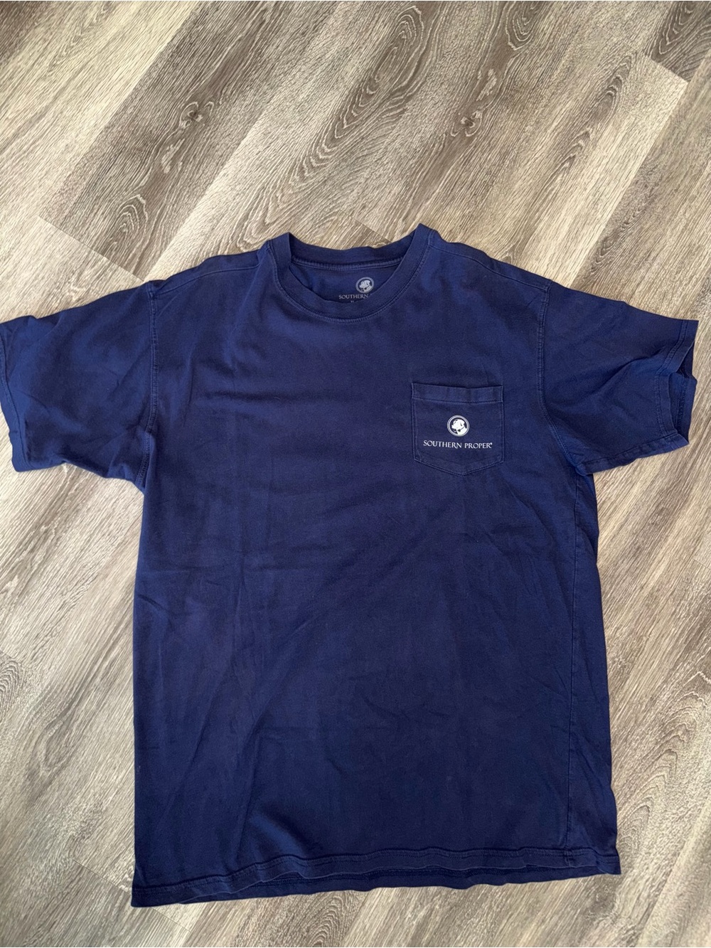 Southern Proper Navy Short-Sleeve Pocket Tee